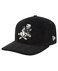 New Era Men's Black Dallas Cowboys Retro Joe Nostalgic Corduroy Golfer Adjustable Hat