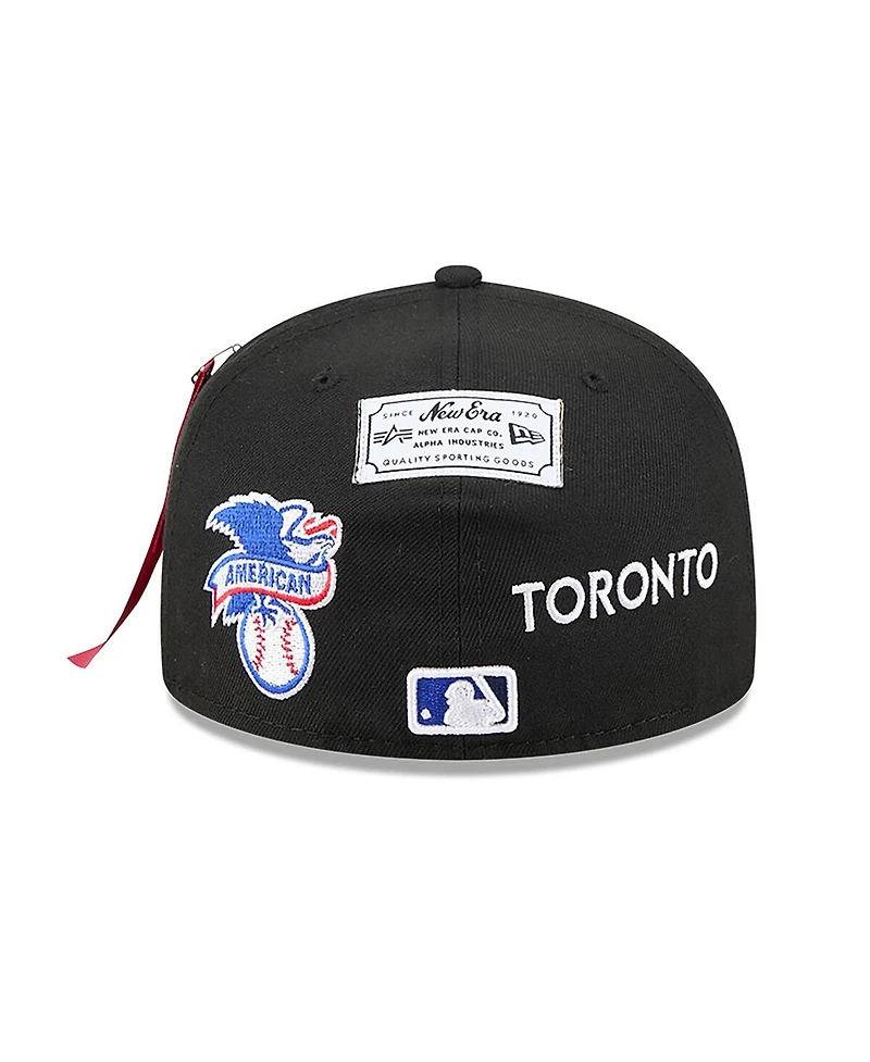 New Era Men's Black Toronto Blue Jays 59FIFTY Fitted Hat