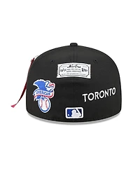New Era Men's Black Toronto Blue Jays 59FIFTY Fitted Hat