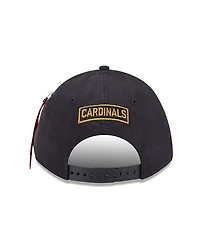 New Era Men's Black St. Louis Cardinals A-Frame 9FORTY Adjustable Hat