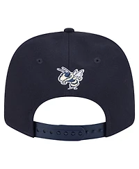 New Era Men's Navy Georgia Tech Yellow Jackets Team Collective 9SEVENTY Stretch-Snap Adjustable Hat