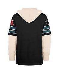 '47 Brand Men's Black Jacksonville Jaguars Split Zone Cornerback Duo Hoodie