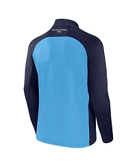 Fanatics Men's Blue Milano Cortina 2026 Winter Olympics Raglan Quarter-Zip Jacket