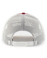 '47 Brand Men's and Women's Crimson Indiana Hoosiers Contemporary Basics Foundation Trucker Hitch Adjustable Hat