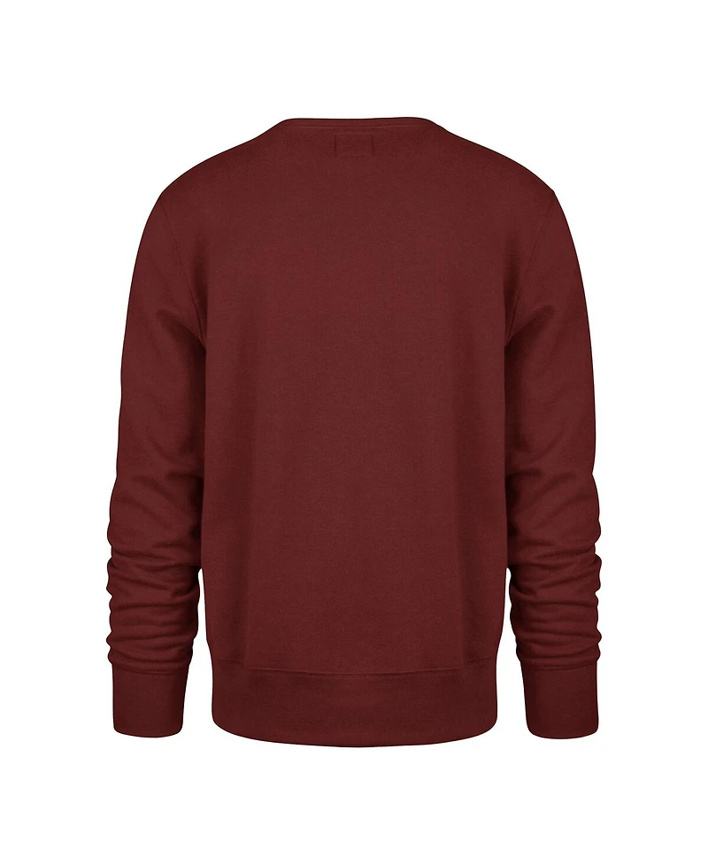 '47 Brand Men's and Women's Wine Cleveland Cavaliers Brush By Headline Crewneck Sweatshirt