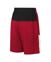 Outerstuff Big Boys and Girls Scarlet San Francisco 49ers Fandemonium Mesh Shorts