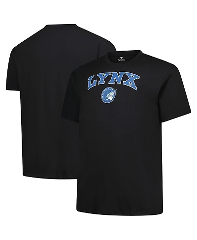 Fanatics Men's Black Minnesota Lynx Big Tall Arch Logo T-Shirt