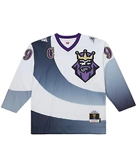 Mitchell & Ness Men's Wayne Gretzky White Los Angeles Kings Big Tall 1995-96 Blue Line 2.0 Jersey