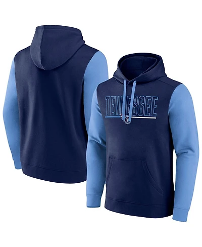 Fanatics Men's Navy Tennessee Titans Big Tall Outline Pullover Hoodie