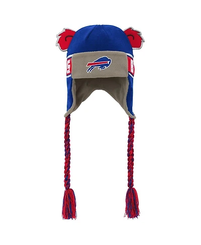 Outerstuff Big Boys and Girls Royal Buffalo Bills Wordmark Ears Trooper Knit Hat