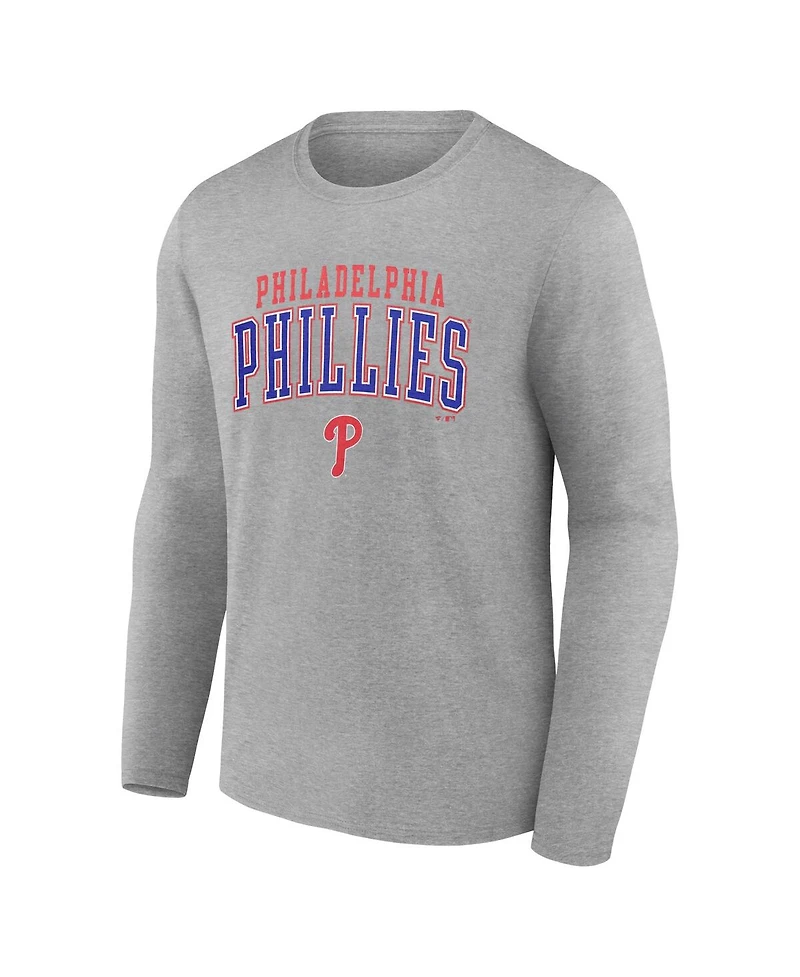 Fanatics Men's No Color Philadelphia Phillies Iconic Tricode Long Sleeve T-Shirt