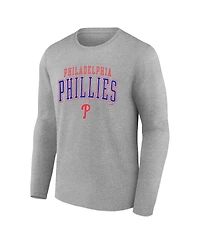Fanatics Men's No Color Philadelphia Phillies Iconic Tricode Long Sleeve T-Shirt