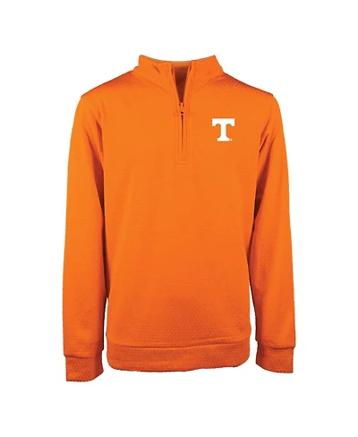 Garb Big Boys and Girls Tennessee Orange Volunteers Sterling Long Sleeve Quarter-Zip Performance Top