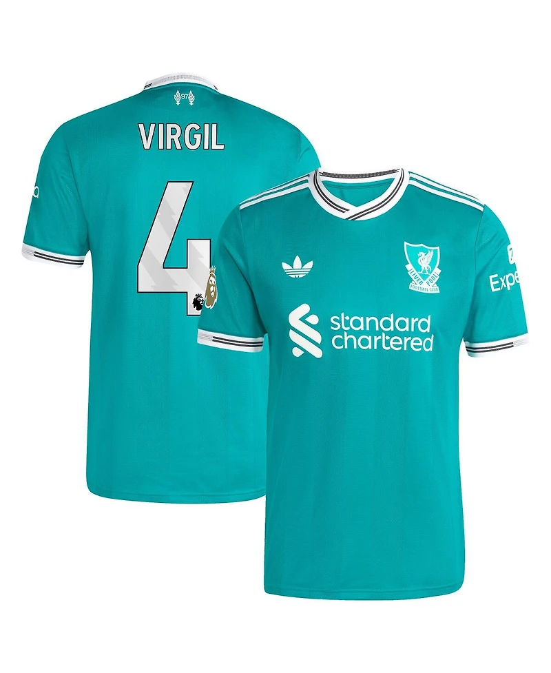 Adidas Men's Virgil van Dijk Green Liverpool 2025/26 Third Authentic Player Jersey