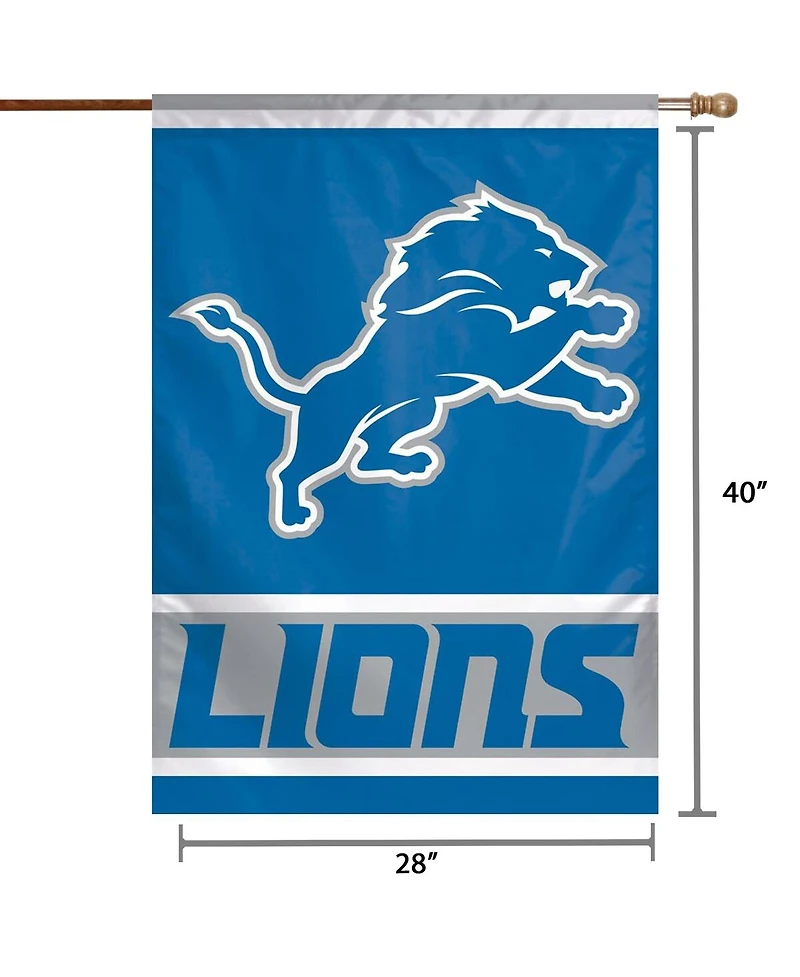 Wincraft Detroit Lions 28" x 40" Primary Logo Single-Sided Vertical Banner