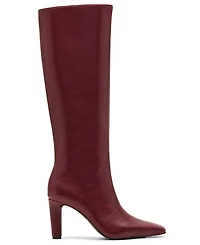 Madden Girl Women's Voyage Knee High Square Toe Dress Boots