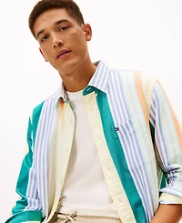 Tommy Hilfiger Men's Oxford Candy Strip Shirt