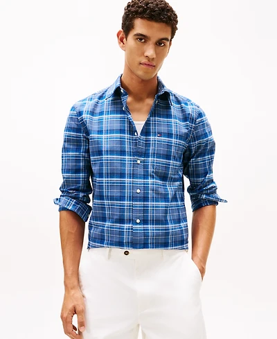 Tommy Hilfiger Men's Heritage Oxford Plaid Shirt