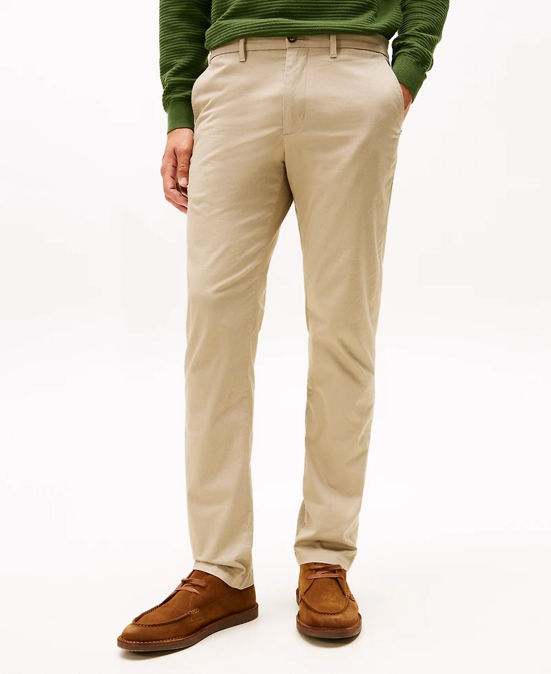 Tommy Hilfiger Men's Denton Printed Structure Slim Fit Pants