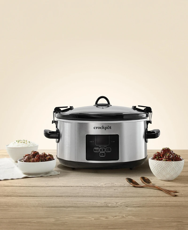 Crock-Pot 7-Quart Metal Programmable Slow Cooker