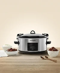 Crock-Pot 7-Quart Metal Programmable Slow Cooker