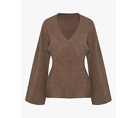 WeWoreWhat Women's Cinched Waist Cardigan