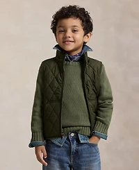 Polo Ralph Lauren Toddler and Little Boys 2-7 Fleece-Lined Quilted Vest