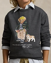 Polo Ralph Lauren Big Boys Bear Heathered Fleece Sweatshirt