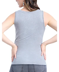 Motherhood Maternity Scoop Neck Side-Ruched Tank Top - 2 Pack