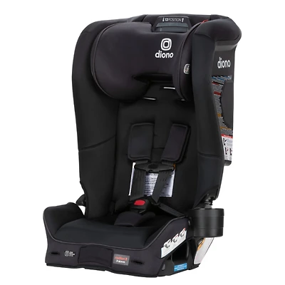 Diono Radian 3R SafePlus All-in-One Convertible Car Seat, Black Jet, Latch