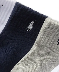 Polo Ralph Lauren Baby Boys Sport Quarter Socks, 6 Pack