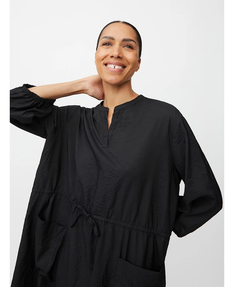 Masai Copenhagen Women's MaNymosa 3/4 Sleeve Loose Fit Midi Dress