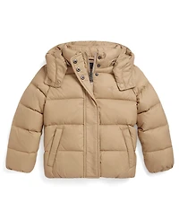 Polo Ralph Lauren Girls 2T-6X Hooded Long Sleeves Jacket