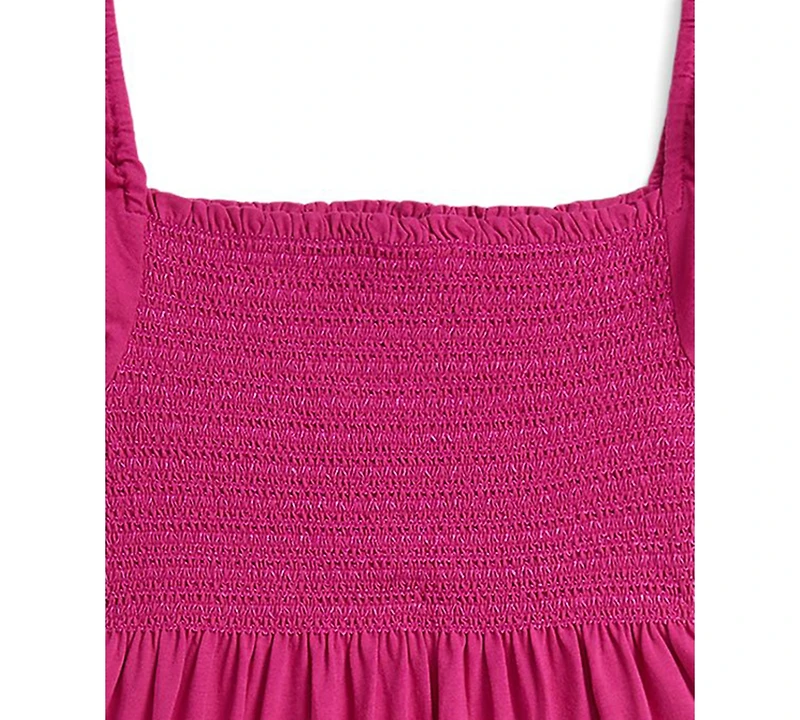 Polo Ralph Lauren Girls 7-16 Smocked Tiered Dress