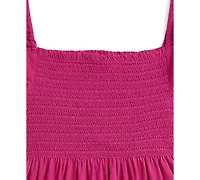 Polo Ralph Lauren Girls 7-16 Smocked Tiered Dress