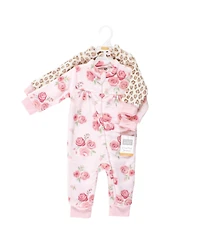 Hudson Baby Toddler Girls Plush Jumpsuits