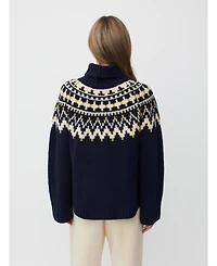 Masai Copenhagen Women's Long Sleeve High Neck Knit Sweater