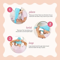 Turbie Twist Microfiber 2 Pack (Evening Blue, Dark Shadow)