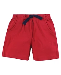 Hudson Baby Toddler Boys Four-Pair Active Shorts Bundle