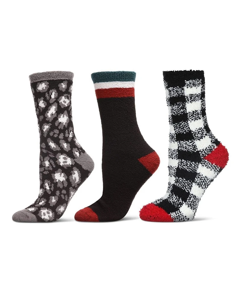 MeMoi Women's Pair Pack Cozy Crew Socks