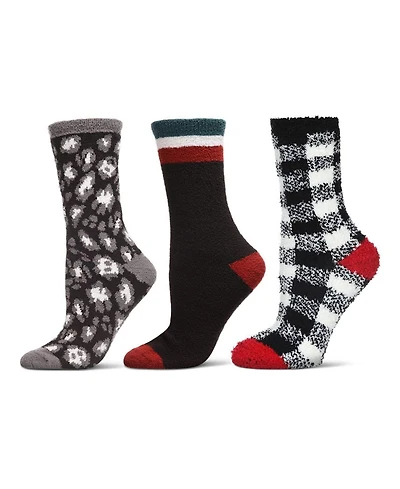 MeMoi Women's Pair Pack Cozy Crew Socks