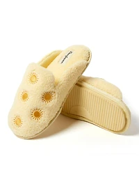 Dearfoams Women's Christmas Tree Teddy Scuff Slipper