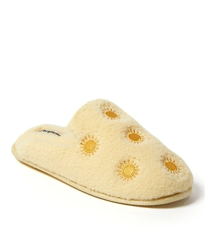 Dearfoams Women's Christmas Tree Teddy Scuff Slipper