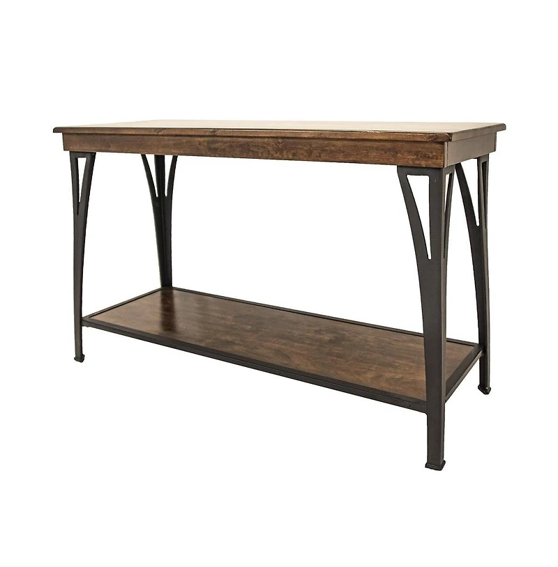 Intercon Sofa Back Table, 50 x 18 x 30 in Copper