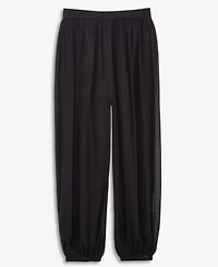 I.n.c. International Concepts Women's Pull-On Crinkle-Chiffon Balloon Pants, Macy's Exclusive