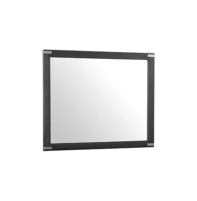Intercon Dresser Mirror in Weathered Steel