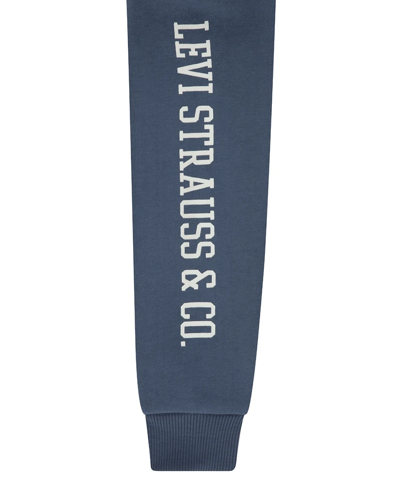 Levi's Boys Toddler 2T-4T 2 Piece Patch Long Sleeves Hoodie and Joggers Set