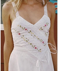 Nasty Gal Women's Lace Mix Bow Mini Dress