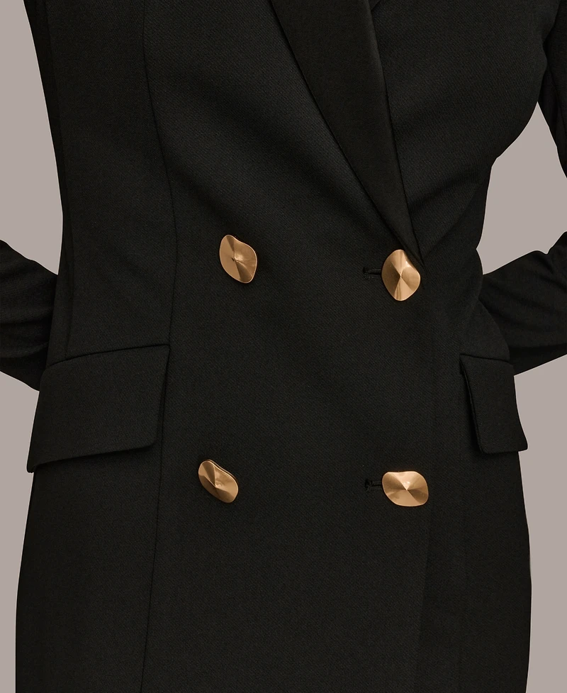 Donna Karan New York Women's Long Sleeves Coat Dress