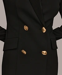 Donna Karan New York Women's Long Sleeves Coat Dress